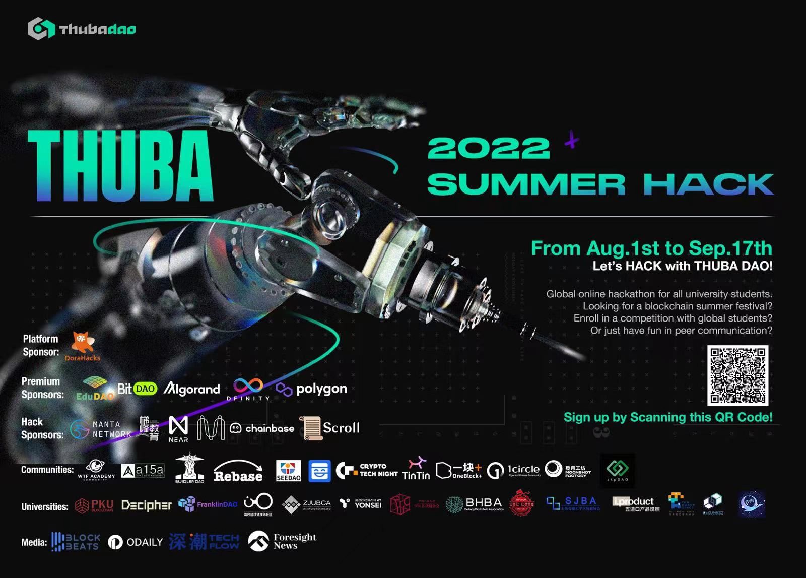 2022 THUBA DAO’s Summer Hack Application Guide