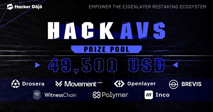 HackAVS Announces Sponsor Bounties, Funding AVS/Restaking Builders with $49,500 in Prizes (More prizes to be updated)